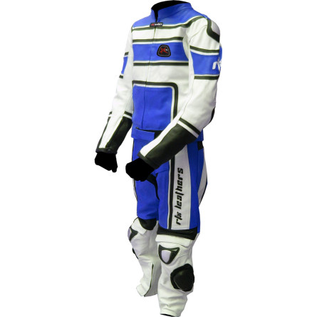 RTX X1 Supersport Blue Touring 2Pc Leather Biker SUIT