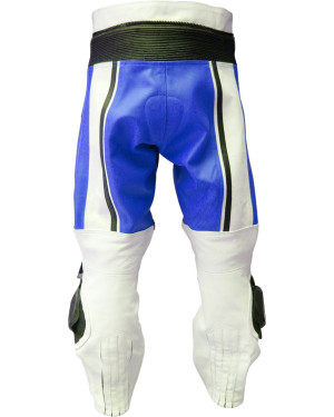 RTX X1 Sports Tourer Blue Leather Biker Trouser