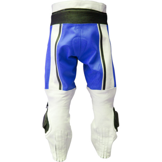 RTX X1 Sports Tourer Blue Leather Biker Trouser