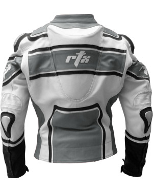 RTX X1 Sports Tourer Grey Leather Biker Jacket