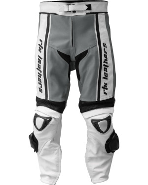 RTX X1 Sports Tourer Grey Leather Biker Trouser