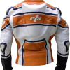 RTX X1 Sports Tourer Orange Leather Biker Jacket