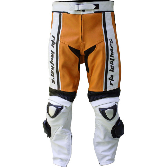 RTX X1 Supersport Orange Touring 2Pc Leather Biker SUIT