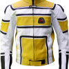 RTX X1 Sports Tourer Yellow Leather Biker Jacket