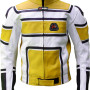 RTX X1 Sports Tourer Yellow Leather Biker Jacket