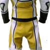RTX X1 Supersport Yellow Touring 2Pc Leather Biker SUIT