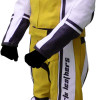 RTX X1 Supersport Yellow Touring 2Pc Leather Biker SUIT