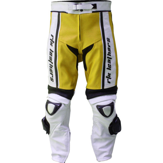 RTX X1 Supersport Yellow Touring 2Pc Leather Biker SUIT