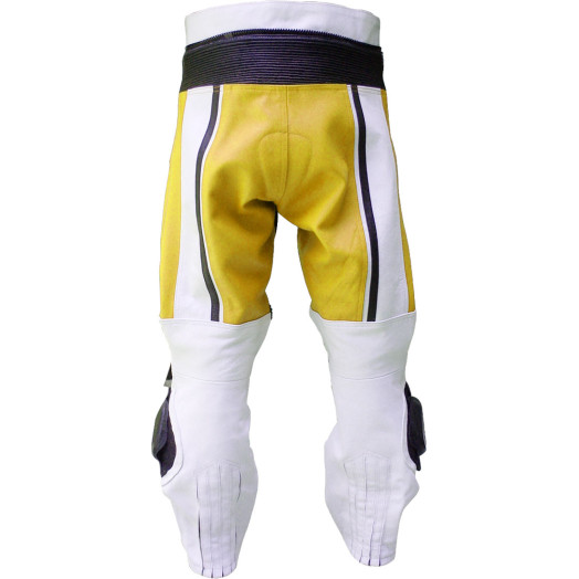 RTX X1 Sports Tourer Yellow Leather Biker Trouser