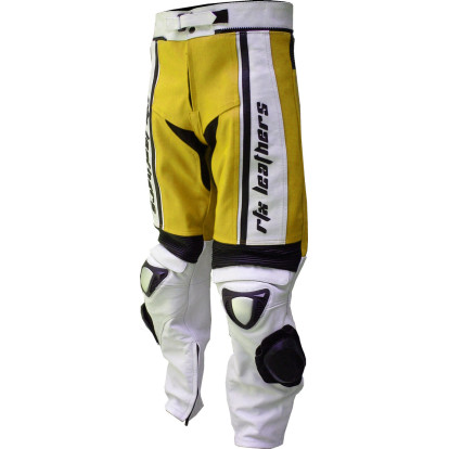 RTX X1 Sports Tourer Yellow Leather Biker Trouser