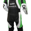 RTX Aero Evo Green Motorcycle Racing Leather Suit