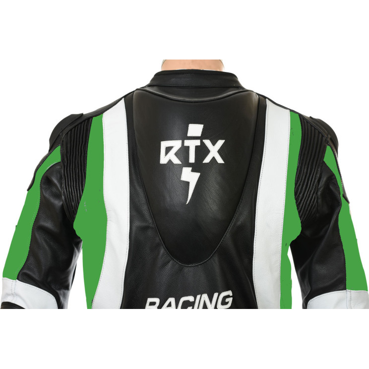 RTX Aero Evo Green Motorcycle Racing Leather Suit