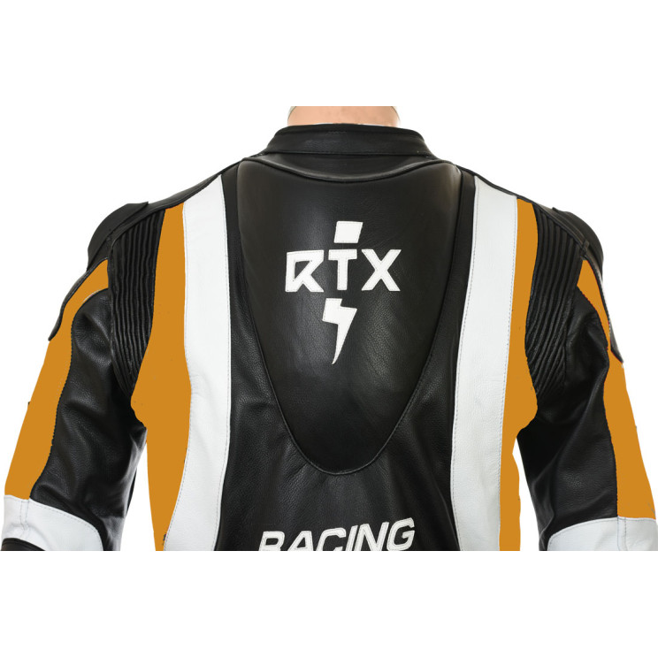 RTX Aero Evo Orange Motorcycle Racing Leather Suit