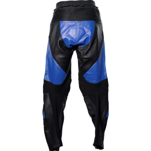 RTX BLUE Aero Evo Leather Biker Trouser Pant