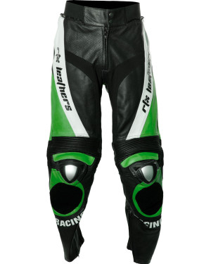 RTX GREEN Aero Evo Leather Biker Trouser Pant