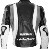 RTX Aero Evo Grey Leather Motorcycle Jacket