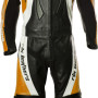 RTX Aero Evo Orange Racing Leather Motorcycle Suit
