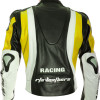 RTX Aero Evo Yellow Biker Leather Motorcycle Jacket