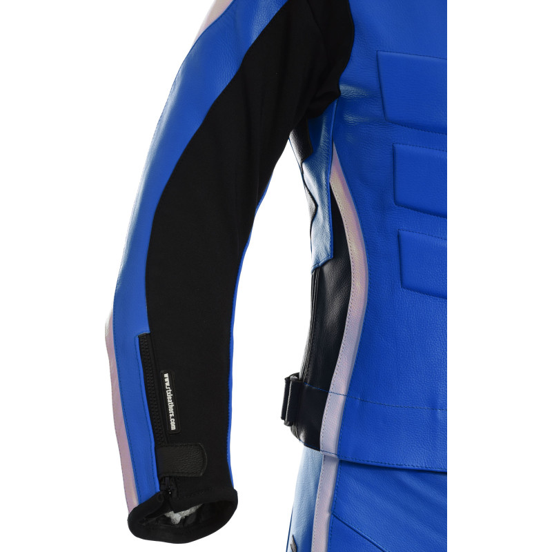 RTX Akira Blue CE Armour Leather Motorcycle SUIT