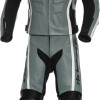 RTX Akira Grey CE Armour Leather Motorcycle SUIT