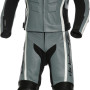 RTX Akira Grey CE Armour Leather Motorcycle SUIT
