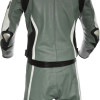 RTX Akira Grey CE Armour Leather Motorcycle SUIT