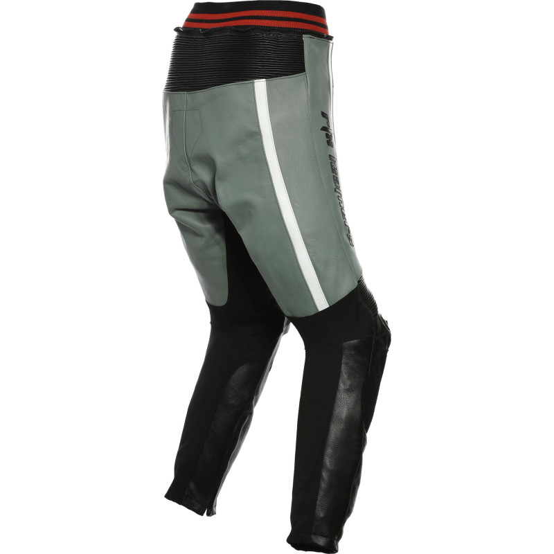 RTX Akira Grey Leather Motorcycle Trouser Pant 