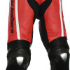 RTX Akira Red Leather Motorcycle Trouser Pant 