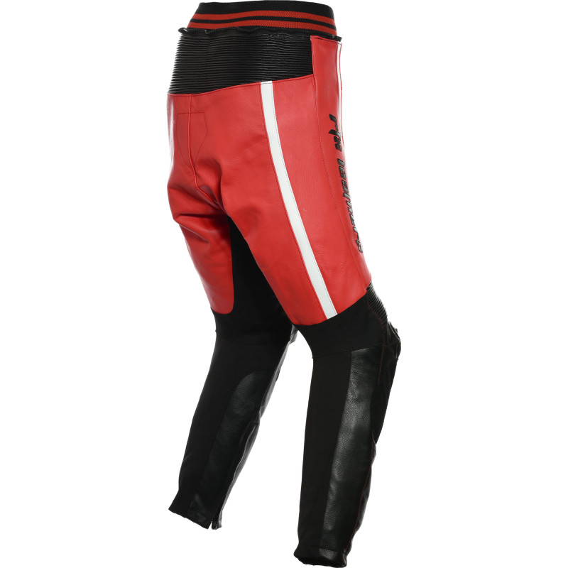 RTX Akira Red Leather Motorcycle Trouser Pant 