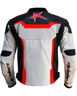RTX Pro Street Racer Leather Motorcycle Jacket