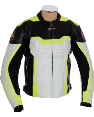 RTX Floro Yellow Arbiter Sports CE Biker Jacket