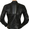 RTX Full Black Supersport Leather Motorbike Biker Jacket