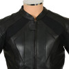 RTX Full Black Supersport Leather Motorbike Biker Jacket