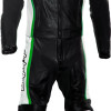 RTX Classic Sport GREEN Racing Leather Motorcycle Suit