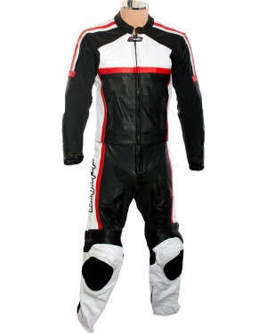 RTX Classic Sport RED Racing Leather Motorcycle Suit