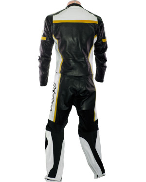 RTX Classic Sport YELLOW Racing Leather Motorcycle Suit