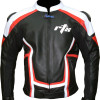 RTX Contender Black Leather Motorcycle Suit