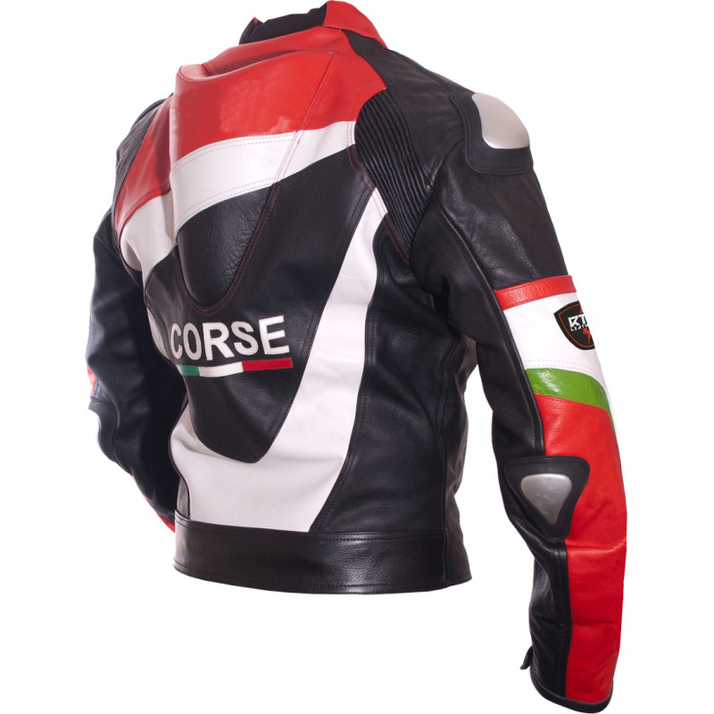 RTX Duke Corse Road & Race Leather Biker Jacket