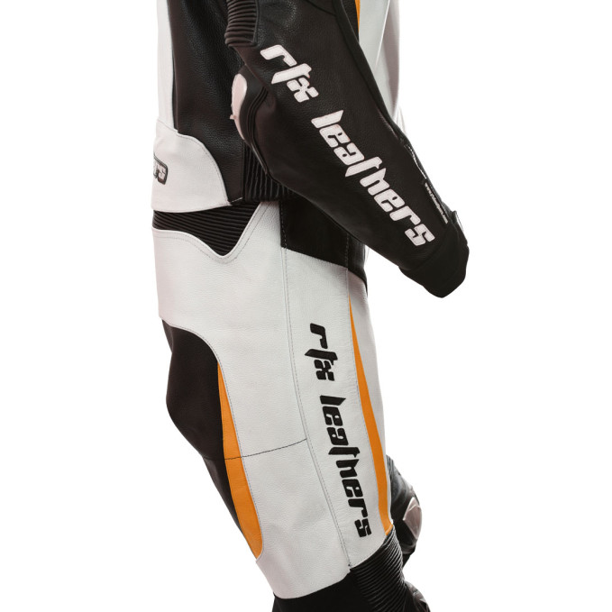 RTX Katana Orange Kangaroo 2Pc Race Leathers