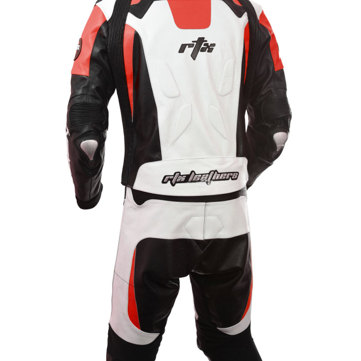 RTX Katana Red Kangaroo 2Pc Race Leathers