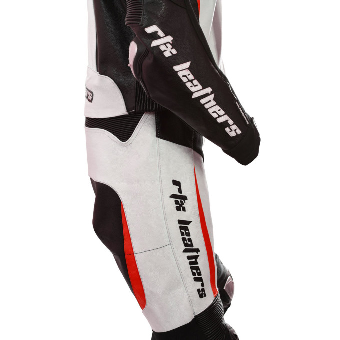 RTX Katana Red Kangaroo 2Pc Race Leathers