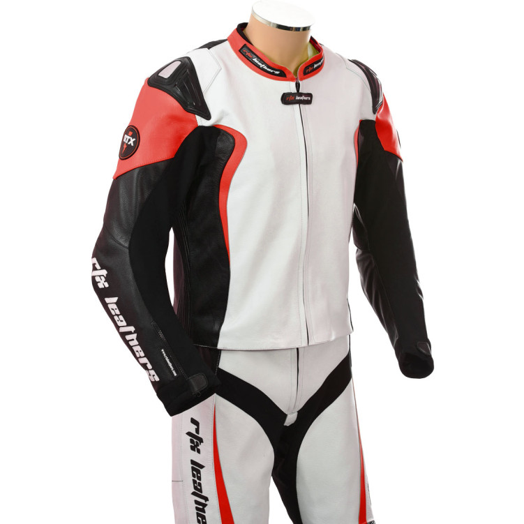 RTX Katana Red Kangaroo 2Pc Race Leathers