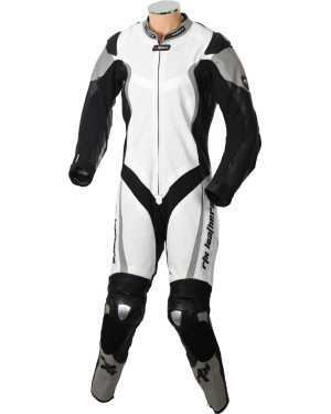 RTX Katana Gun Metal Grey Kangaroo 1Pc Race Leathers