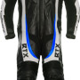 RTX F1 Junior Kids Racing Biker Blue Leathers