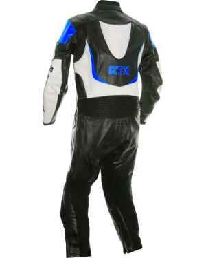 RTX F1 Junior Kids Racing Biker Blue Leathers
