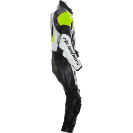 RTX F1 Junior Kids Racing Biker Floro Yellow Leathers