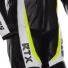 RTX F1 Junior Kids Racing Biker Floro Yellow Leathers