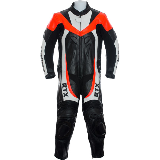 RTX F1 Junior Kids Racing Biker Red Leathers