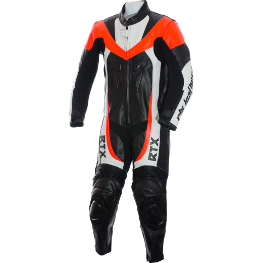 RTX F1 Junior Kids Racing Biker Red Leathers