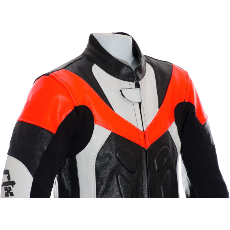 RTX F1 Junior Kids Racing Biker Red Leathers